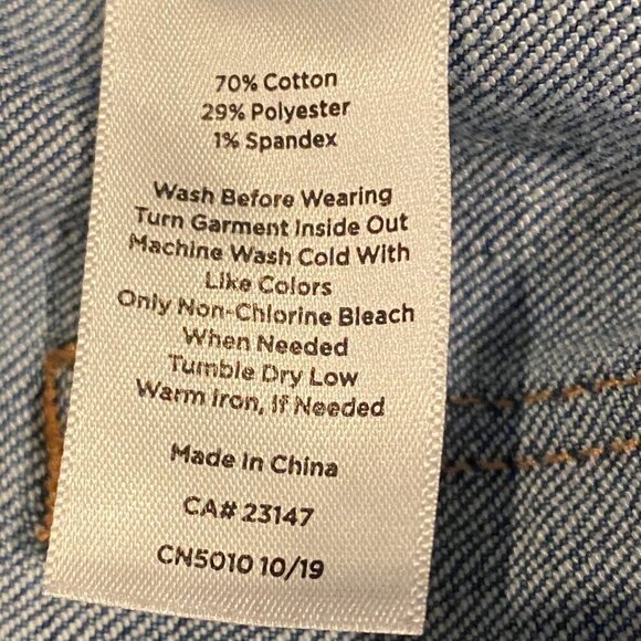 Talbots Flawless Girlfriend Short Blue Denim Sz 2 #27P - Picture 6 of 6